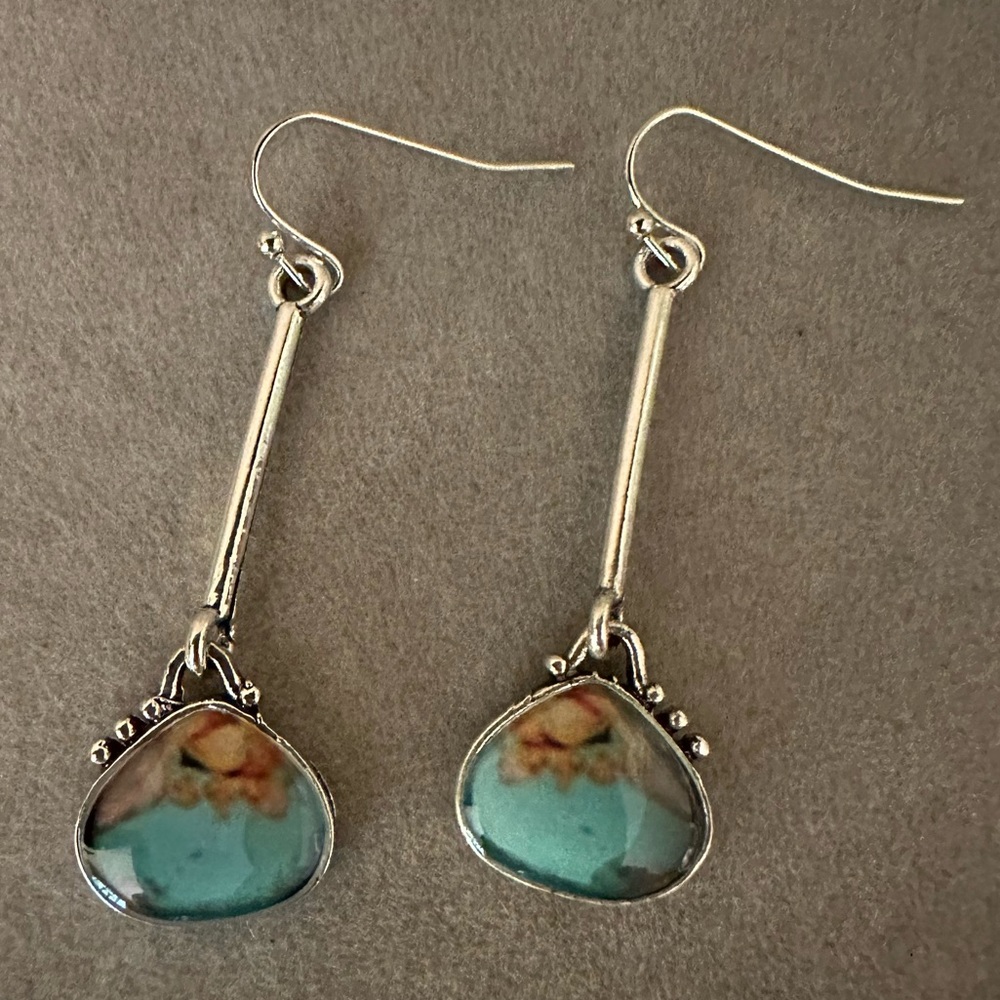 New! Boho drop earrings - Picture 3 of 4